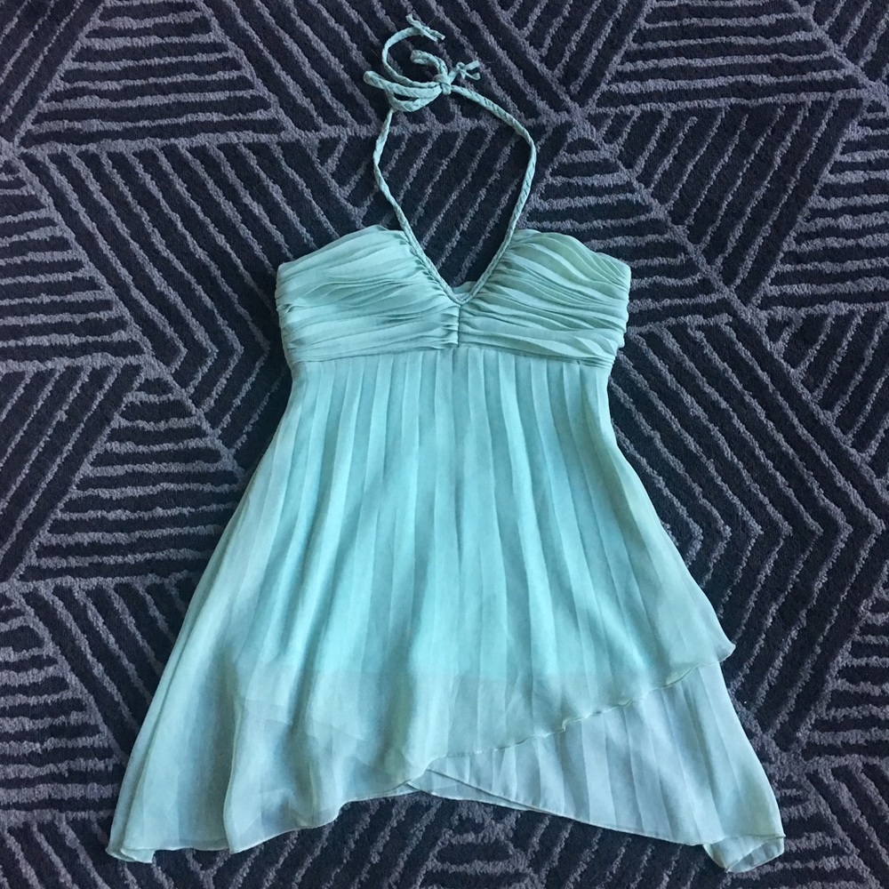 Pleated Halter Top